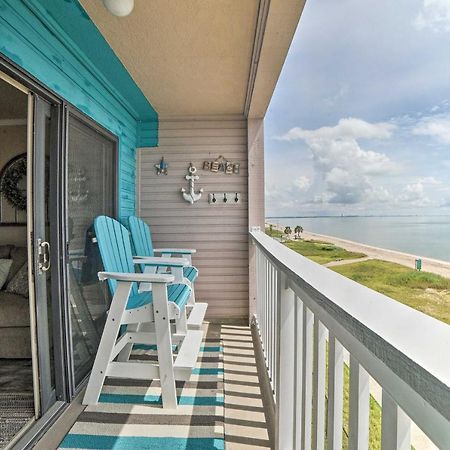 Updated Front Beach Condo With Resort Amenities! Corpus Christi Eksteriør bilde