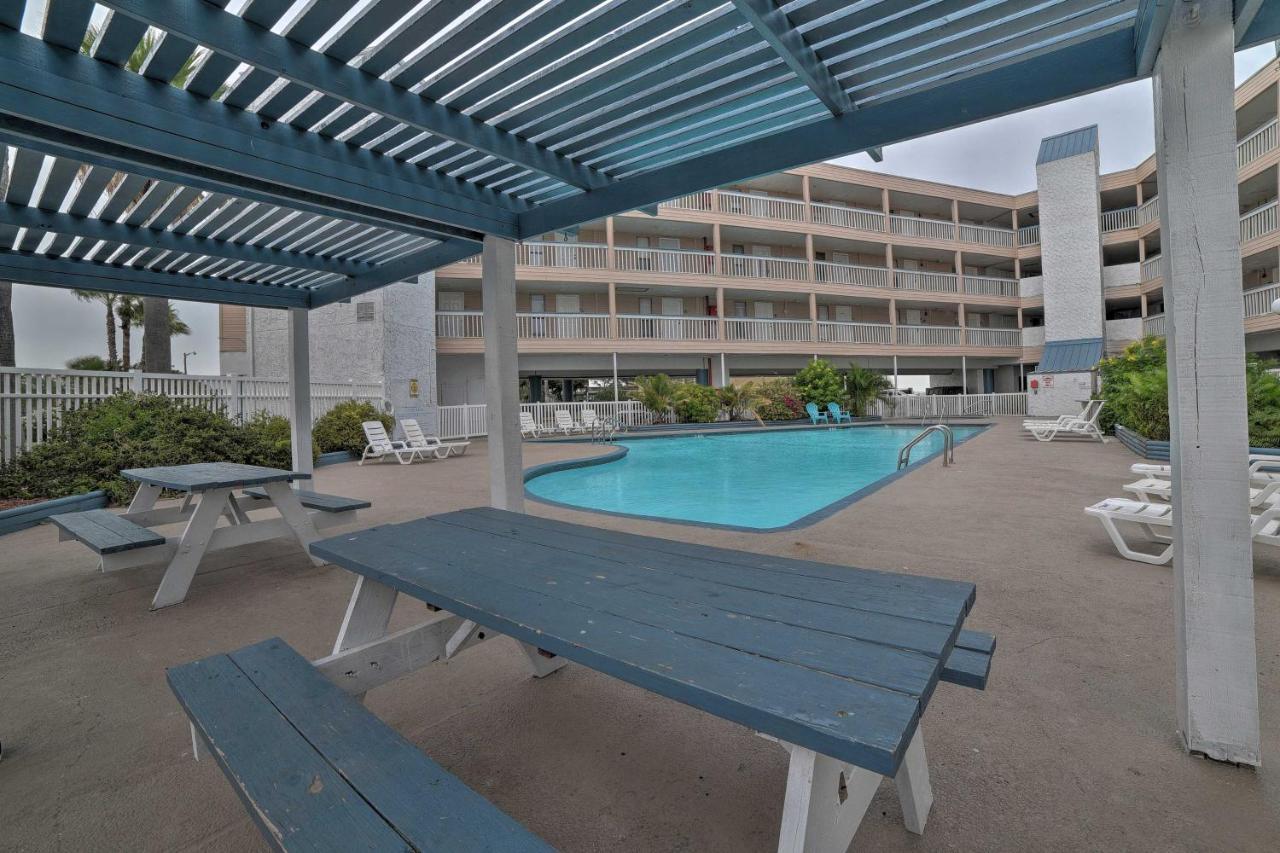 Updated Front Beach Condo With Resort Amenities! Corpus Christi Eksteriør bilde
