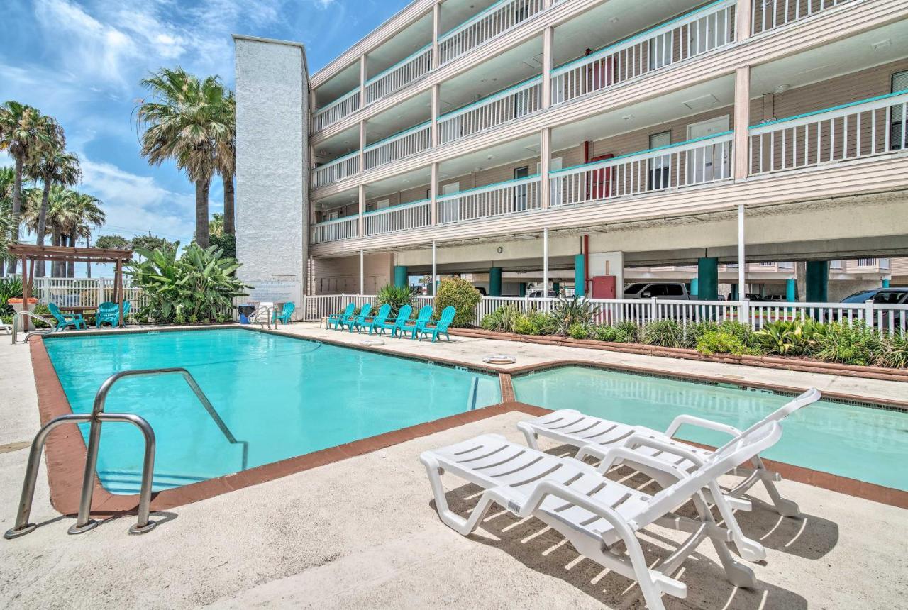 Updated Front Beach Condo With Resort Amenities! Corpus Christi Eksteriør bilde
