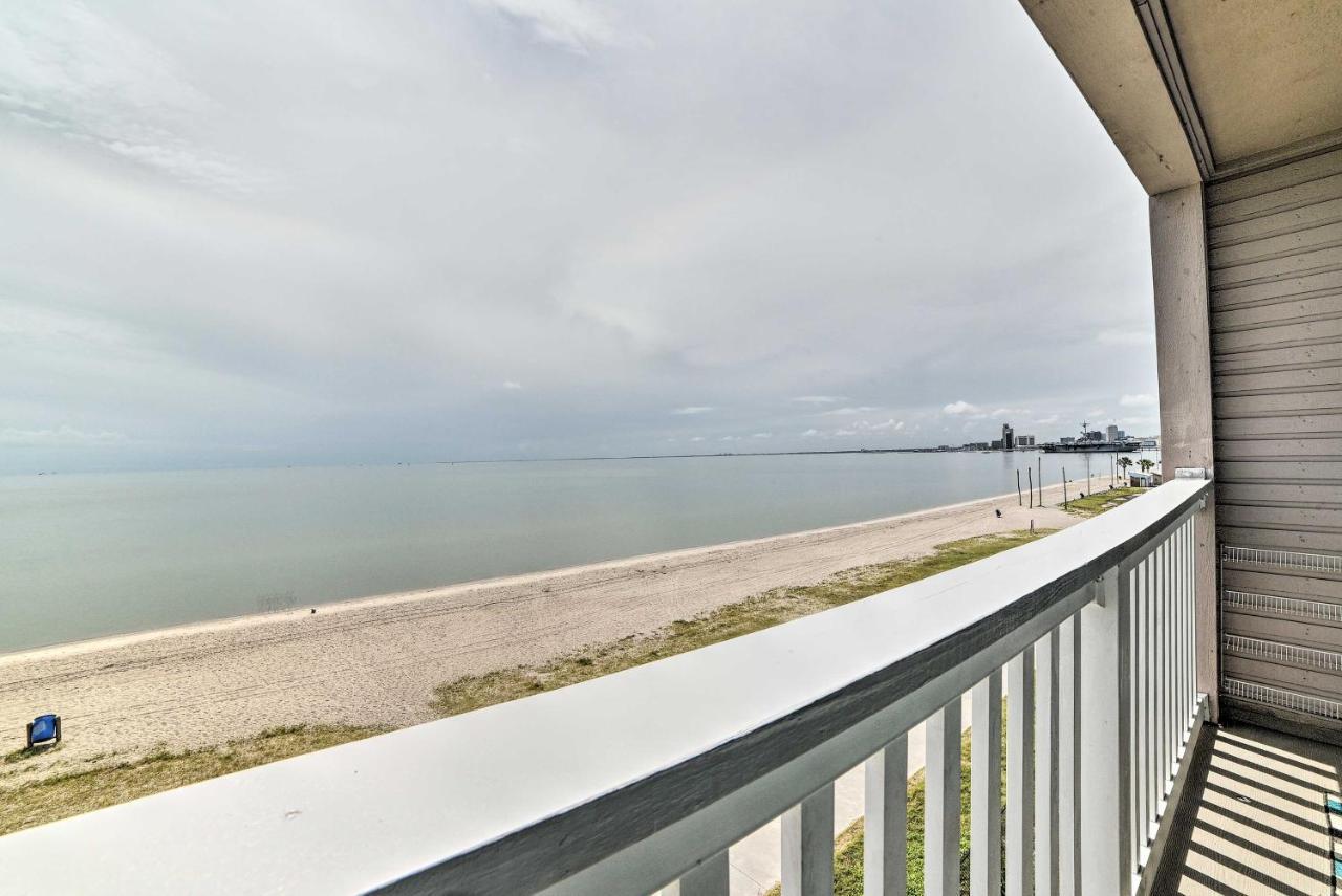 Updated Front Beach Condo With Resort Amenities! Corpus Christi Eksteriør bilde