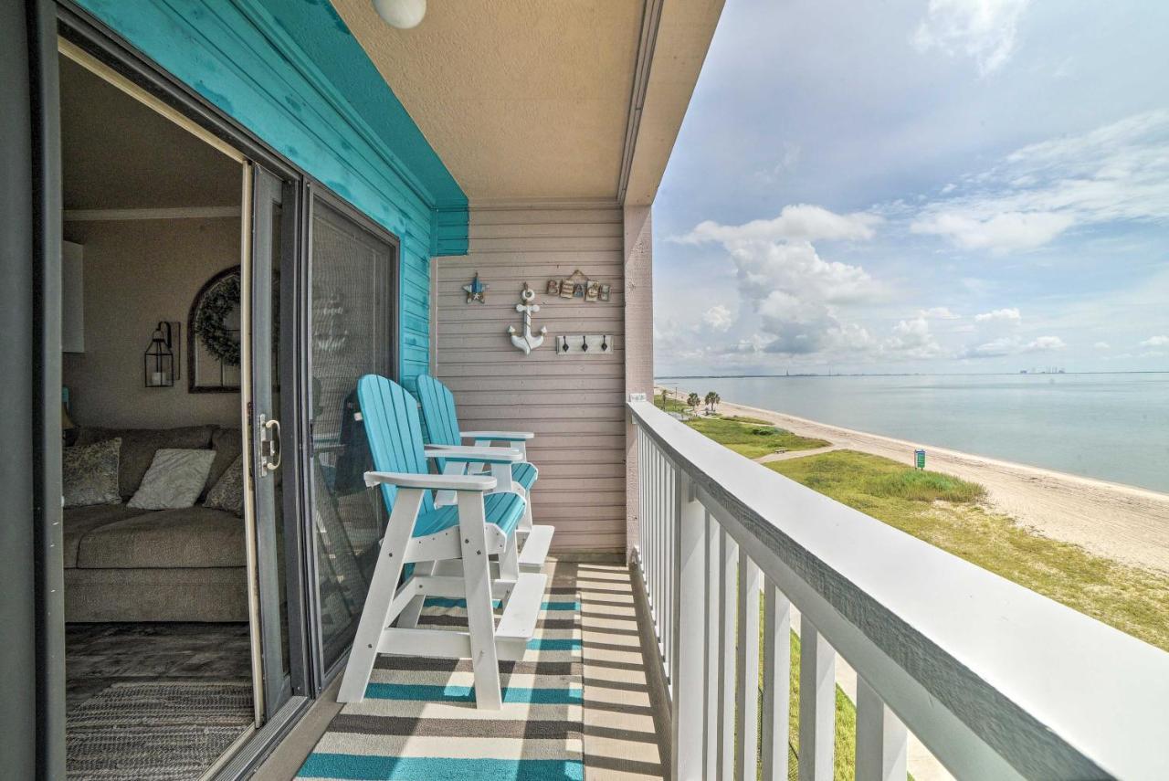Updated Front Beach Condo With Resort Amenities! Corpus Christi Eksteriør bilde