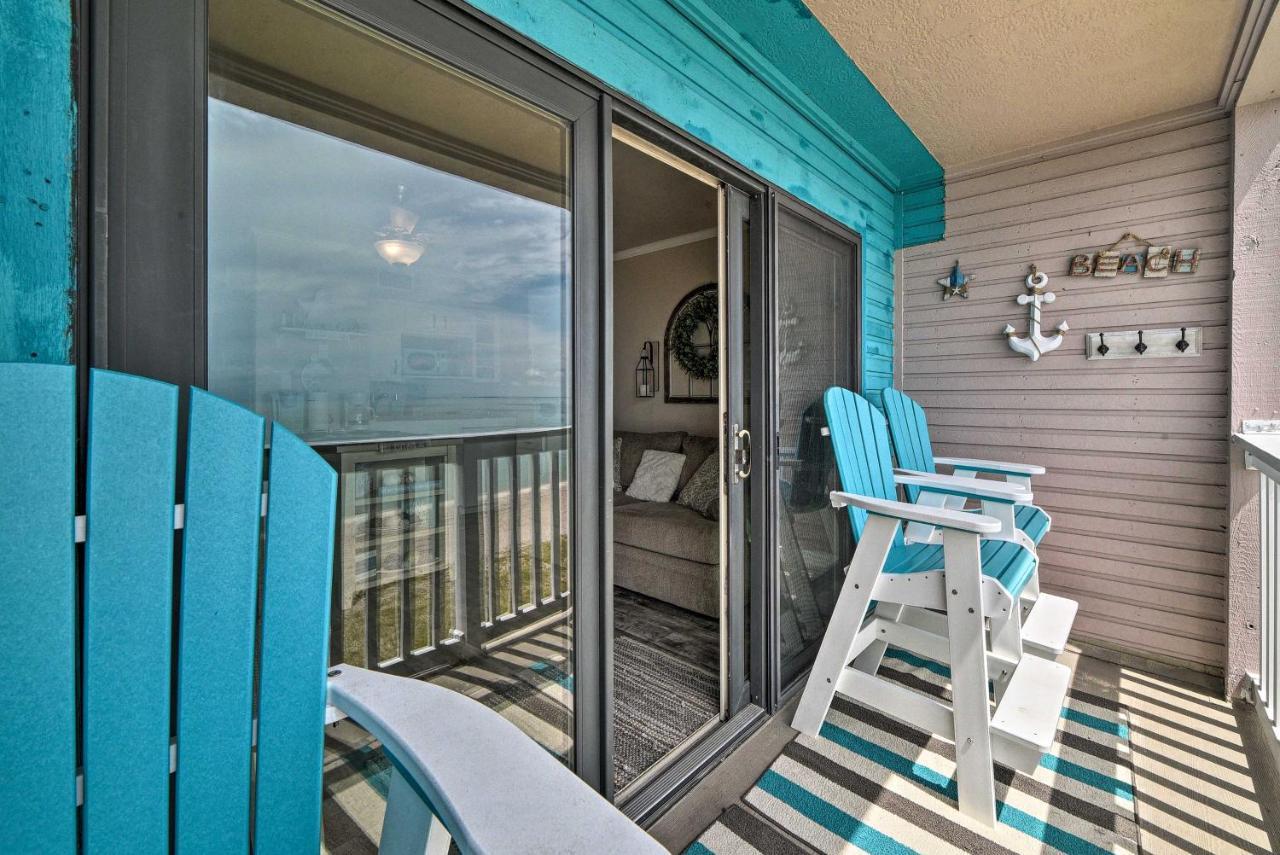 Updated Front Beach Condo With Resort Amenities! Corpus Christi Eksteriør bilde