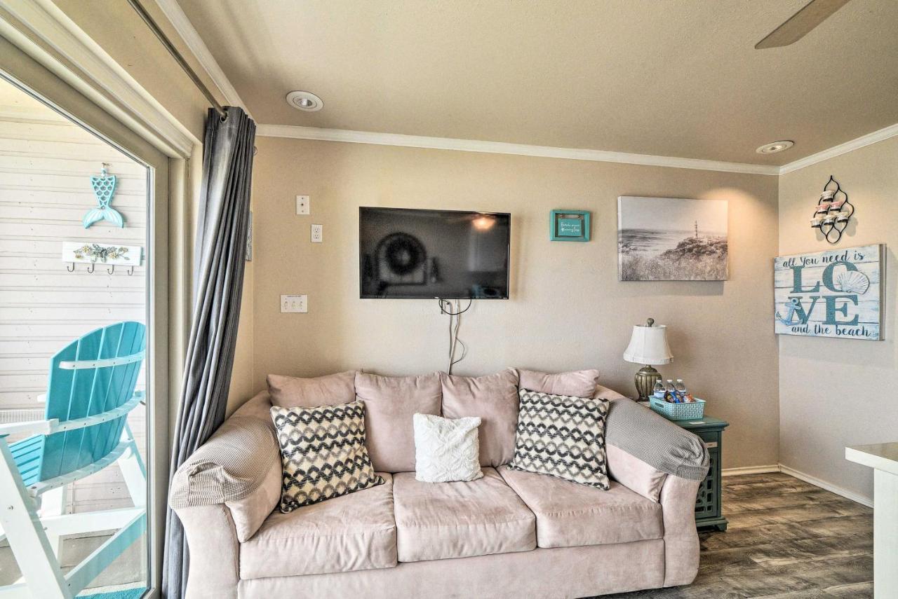 Updated Front Beach Condo With Resort Amenities! Corpus Christi Eksteriør bilde
